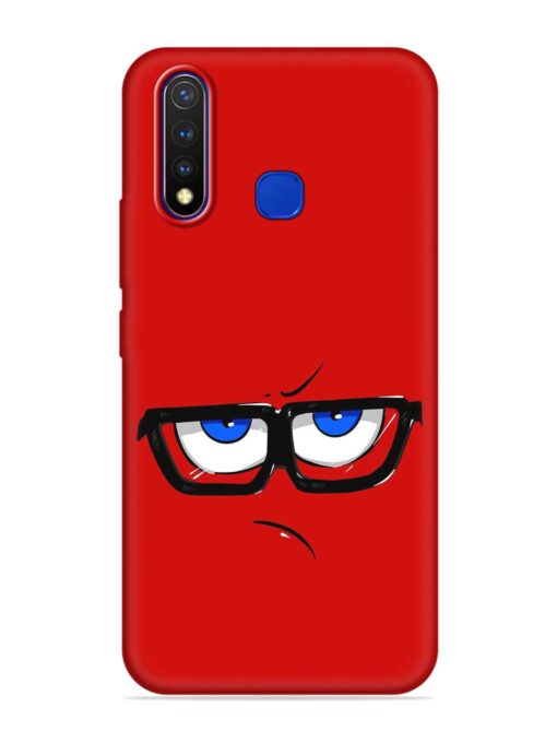 Rad Angry Face Embossed Soft Silicone Case for Vivo U20