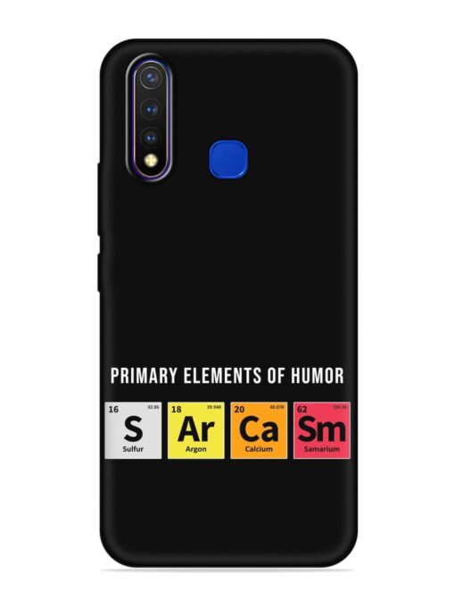 Primary Elements Humor Embossed Soft Silicone Case for Vivo U20