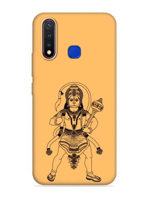 Indian God Hanuman Embossed Soft Silicone Case for Vivo U20 Zapvi