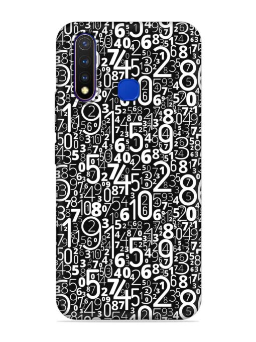 Many Numbers Different Embossed Soft Silicone Case for Vivo U20 Zapvi