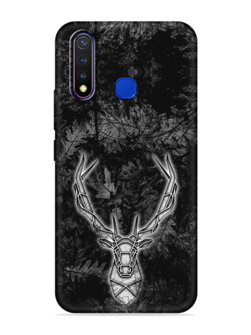 Ancient Deer Embossed Soft Silicone Case for Vivo U20 Zapvi