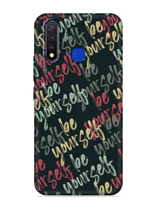 Yourself Seamless Embossed Soft Silicone Case for Vivo U20 Zapvi