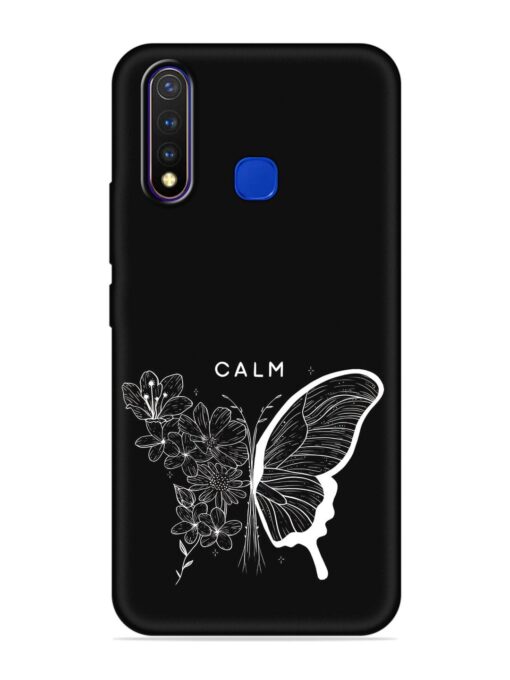 Calm Embossed Soft Silicone Case for Vivo U20 Zapvi