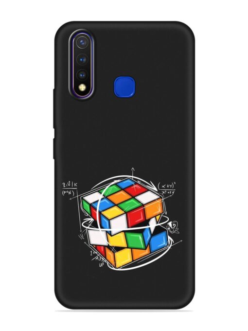 Cubik Vector Embossed Soft Silicone Case for Vivo U20 Zapvi