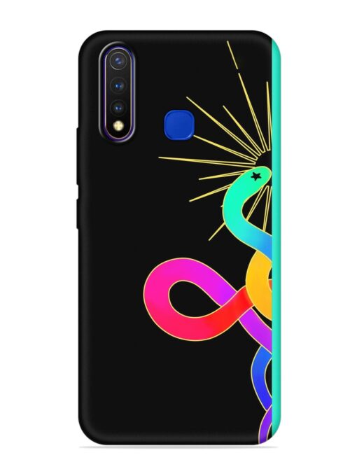 Art Geometric Abstraction Embossed Soft Silicone Case for Vivo U20