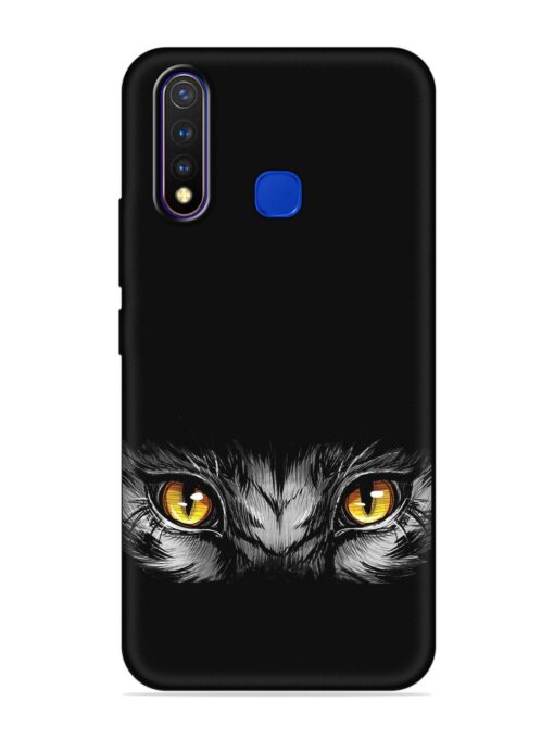 Scary Eye Embossed Soft Silicone Case for Vivo U20 Zapvi