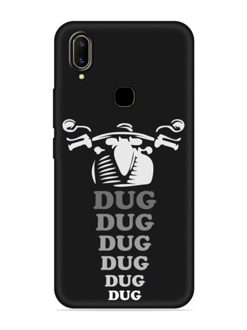 Dug Dug Dug Embossed Soft Silicone Case for Vivo V11 Zapvi