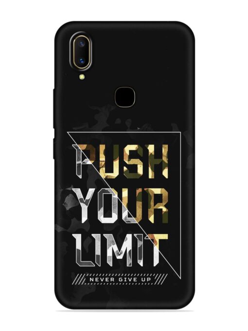 Push Your Limits Embossed Soft Silicone Case for Vivo V11 Zapvi