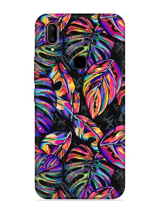 Tropical Seamless Vector Embossed Soft Silicone Case for Vivo V11 Zapvi