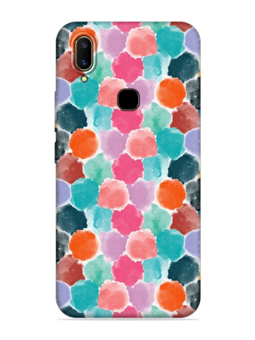 Colorful Seamless Pattern Embossed Soft Silicone Case for Vivo V11 Zapvi