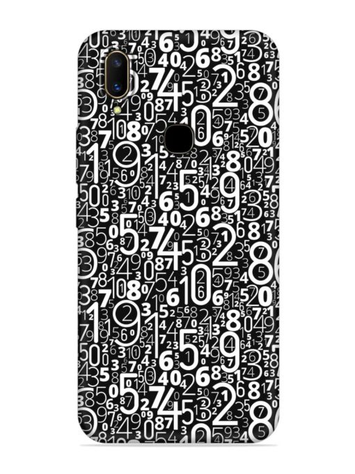 Many Numbers Different Embossed Soft Silicone Case for Vivo V11 Zapvi