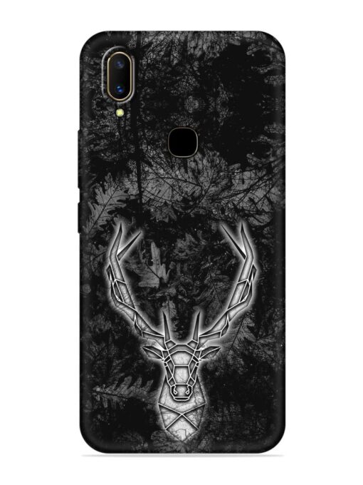 Ancient Deer Embossed Soft Silicone Case for Vivo V11 Zapvi