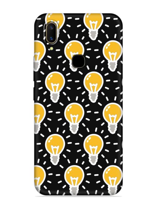 Light Bulb Seamless Embossed Soft Silicone Case for Vivo V11 Zapvi