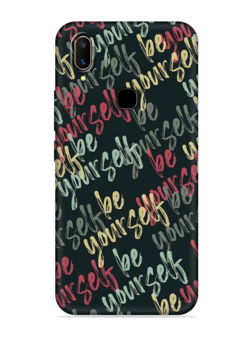 Yourself Seamless Embossed Soft Silicone Case for Vivo V11 Zapvi