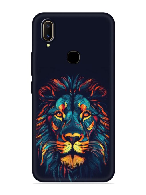 Colorful Lion Embossed Soft Silicone Case for Vivo V11 Zapvi