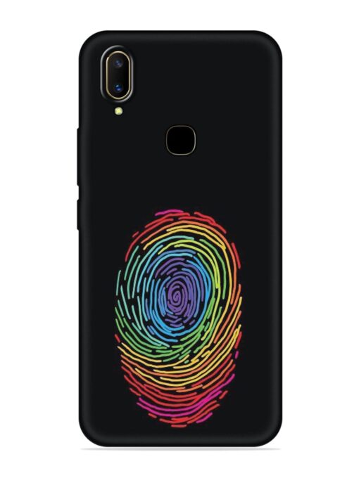 Fingerprint Of Thumb Art Embossed Soft Silicone Case for Vivo V11 Zapvi