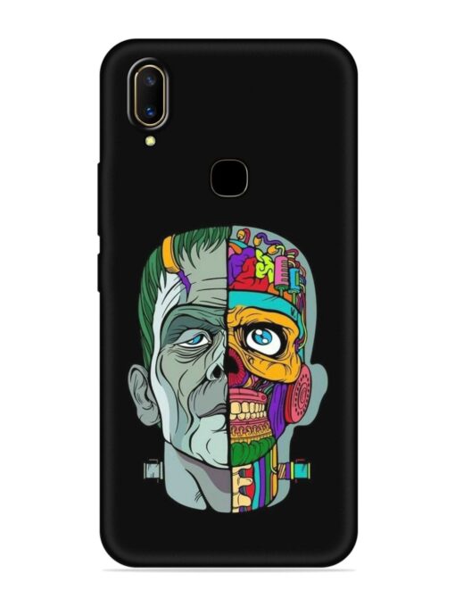 Men Vs Skull Embossed Soft Silicone Case for Vivo V11 Zapvi