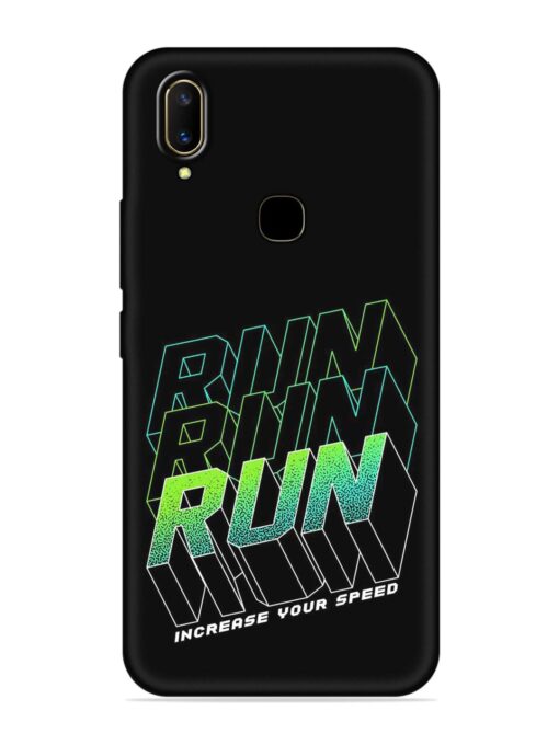 Run Embossed Soft Silicone Case for Vivo V11 Zapvi