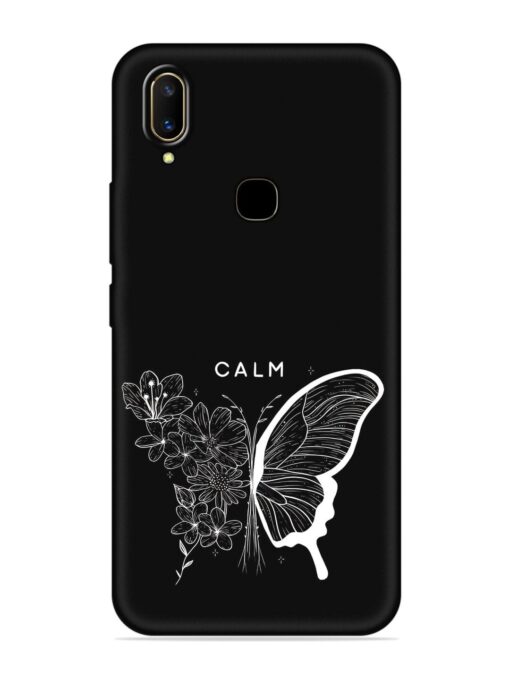 Calm Embossed Soft Silicone Case for Vivo V11 Zapvi