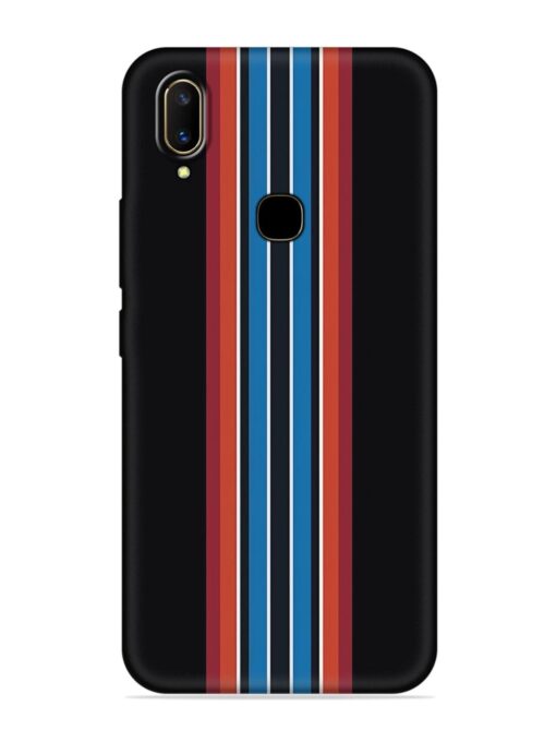 Vertical Strips Embossed Soft Silicone Case for Vivo V11 Zapvi