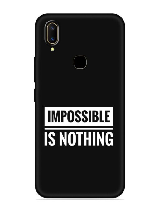 Impossible Is Nothing Embossed Soft Silicone Case for Vivo V11 Zapvi