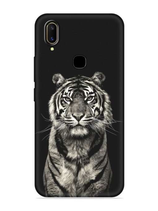 Tiger Art Embossed Soft Silicone Case for Vivo V11 Zapvi