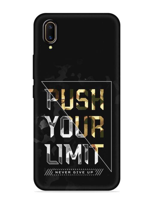 Push Your Limits Embossed Soft Silicone Case for Vivo V11 Pro Zapvi