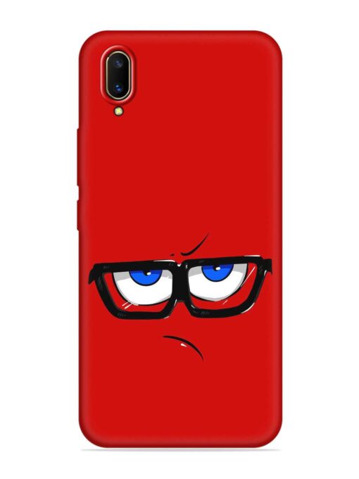 Rad Angry Face Embossed Soft Silicone Case for Vivo V11 Pro Zapvi