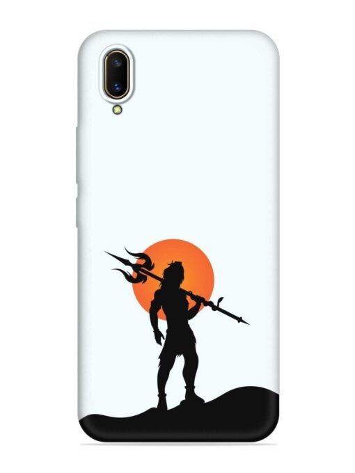 Lord Mahadev Trendy Embossed Soft Silicone Case for Vivo V11 Pro Zapvi