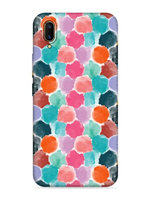 Colorful Seamless Pattern Embossed Soft Silicone Case for Vivo V11 Pro Zapvi