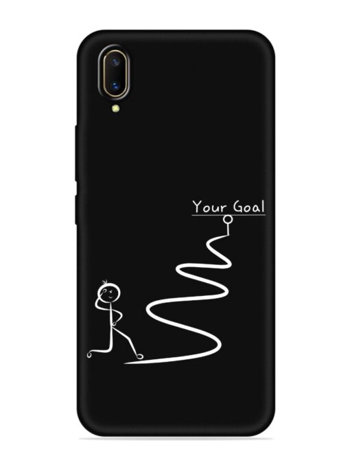 Your Goal Embossed Soft Silicone Case for Vivo V11 Pro Zapvi