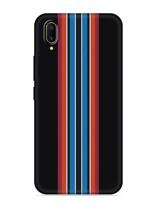 Vertical Strips Embossed Soft Silicone Case for Vivo V11 Pro Zapvi