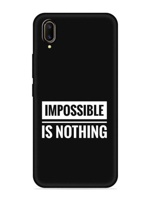 Impossible Is Nothing Embossed Soft Silicone Case for Vivo V11 Pro Zapvi