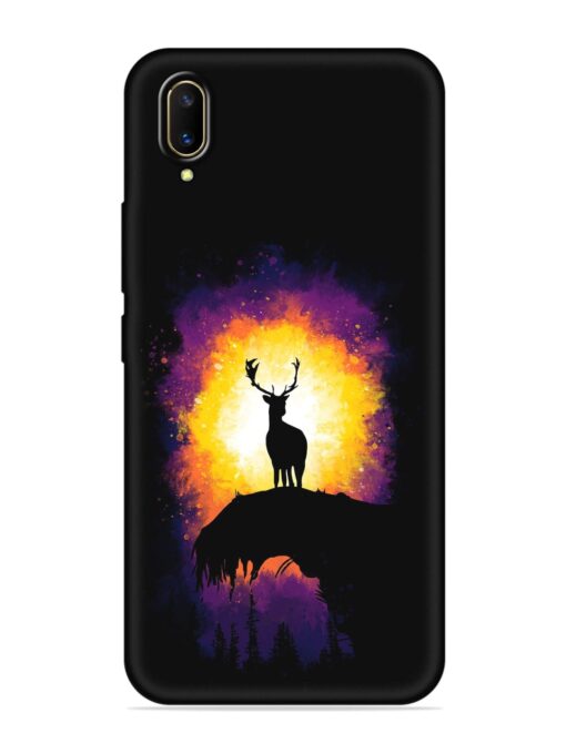 Elk Animal Art Embossed Soft Silicone Case for Vivo V11 Pro Zapvi