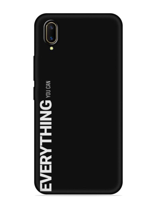 Everything You Can Embossed Soft Silicone Case for Vivo V11 Pro Zapvi