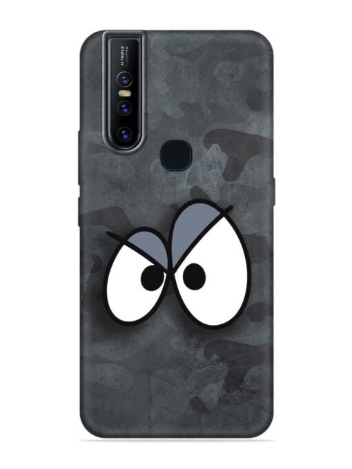 Big Eyes Night Mode Embossed Soft Silicone Case for Vivo V15