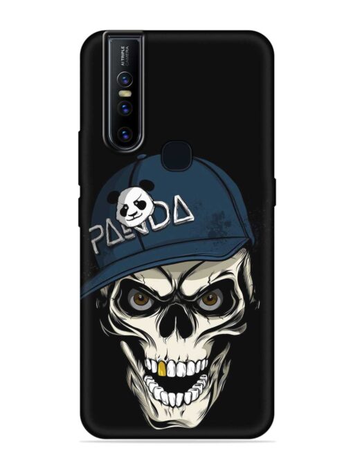 Panda Skull Embossed Soft Silicone Case for Vivo V15 Zapvi