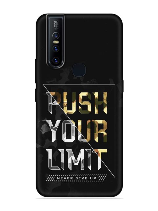 Push Your Limits Embossed Soft Silicone Case for Vivo V15 Zapvi