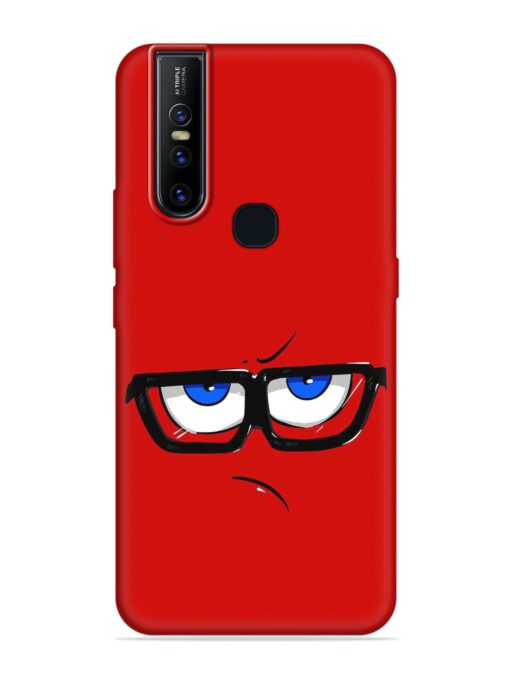 Rad Angry Face Embossed Soft Silicone Case for Vivo V15