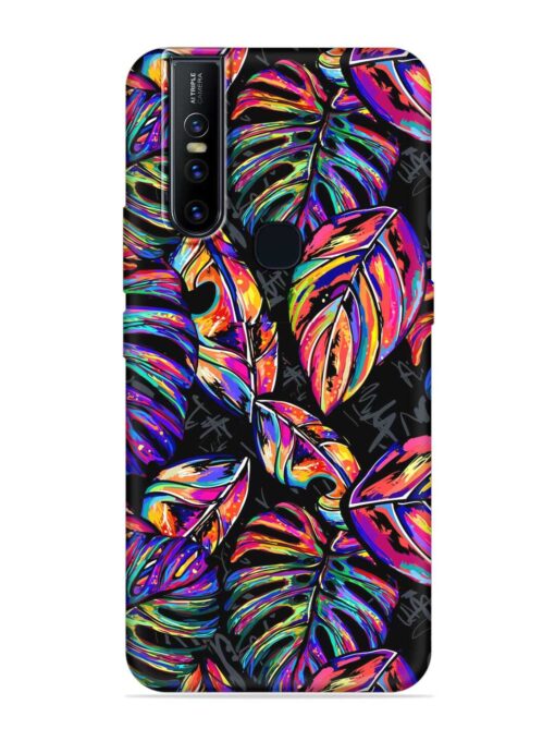 Tropical Seamless Vector Embossed Soft Silicone Case for Vivo V15