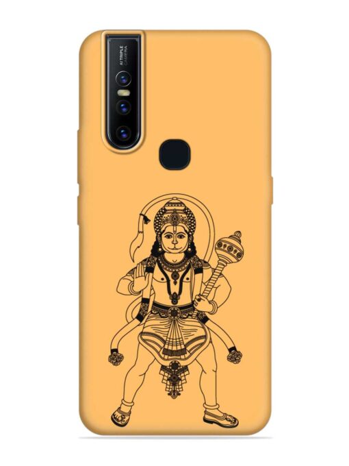 Indian God Hanuman Embossed Soft Silicone Case for Vivo V15