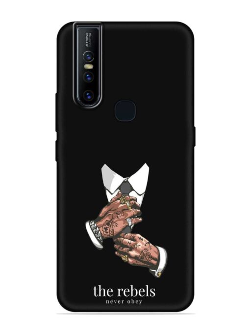 Rebels Slogan Man Embossed Soft Silicone Case for Vivo V15