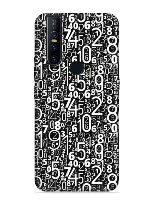 Many Numbers Different Embossed Soft Silicone Case for Vivo V15