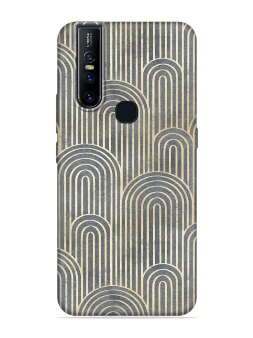 Art Deco Style Embossed Soft Silicone Case for Vivo V15 Zapvi