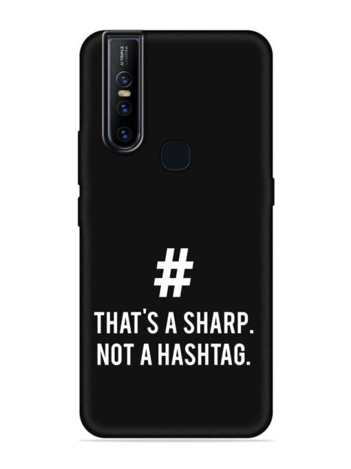 Thats Sharp Not Embossed Soft Silicone Case for Vivo V15 Zapvi