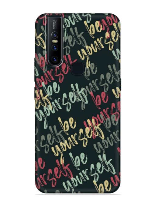 Yourself Seamless Embossed Soft Silicone Case for Vivo V15 Zapvi