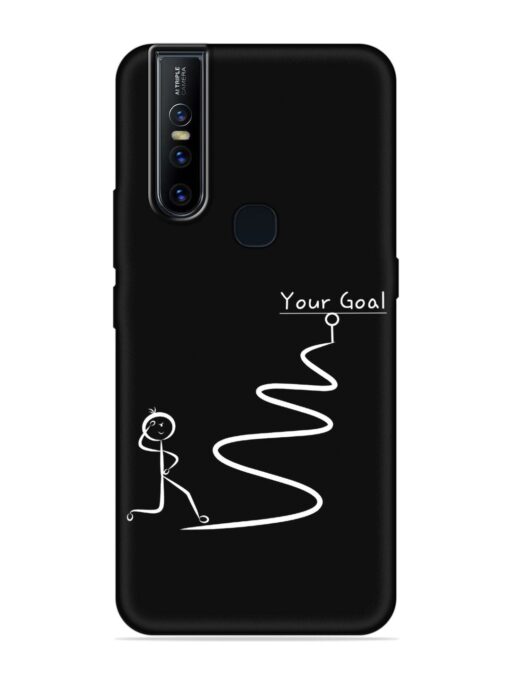 Your Goal Embossed Soft Silicone Case for Vivo V15 Zapvi