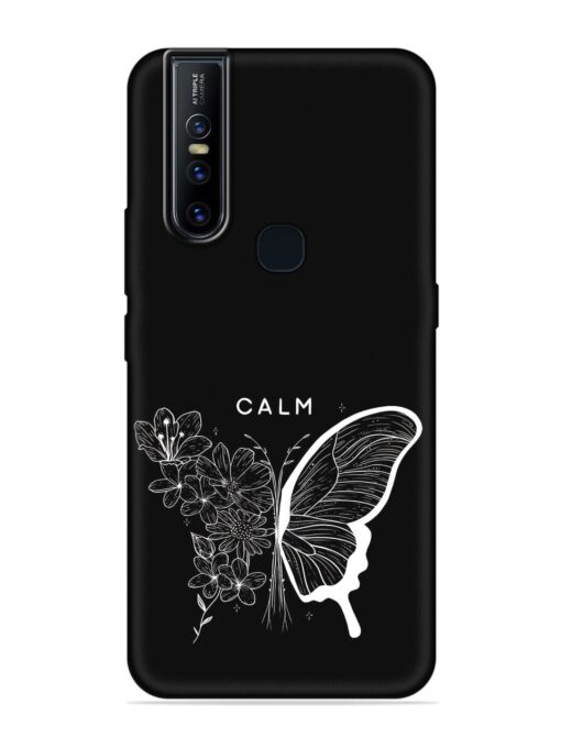 Calm Embossed Soft Silicone Case for Vivo V15