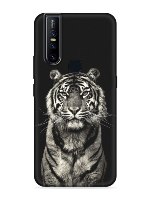 Tiger Art Embossed Soft Silicone Case for Vivo V15