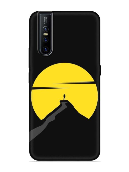 Black Ultra Vector Embossed Soft Silicone Case for Vivo V15 Pro Zapvi